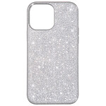 Avizar Coque iPhone 13 Pro Paillette Amovible Silicone Semi-rigide argent