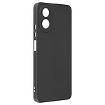 Avizar Coque pour Oppo A38 4G Silicone Finition Mate Soft Touch Noir