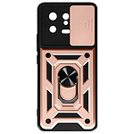 Avizar Coque pour Xiaomi 13 avec Cache caméra et Bague Support Vidéo  Rose Gold