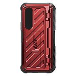 Supcase Coque pour Samsung Galaxy Z Fold 4 Multicouche Unicorn Beetle Pro  Rouge Métallisé