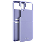 Avizar Coque Samsung Z Flip 3 en 2 Parties Rigide Bande Antidérapante Violet