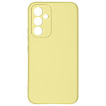 Avizar Coque pour Samsung Galaxy A54 5G Silicone Semi-rigide Finition Douce au Toucher Fine  Jaune