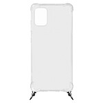 Avizar Coque Galaxy A51 Anneau personnalisable avec bijou/Chaîne - Transparent