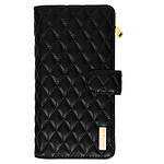 Avizar Étui Losange pour Samsung Galaxy S23 Ultra Porte-carte et Rangement zippé  Noir