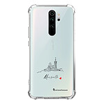 LaCoqueFrançaise Coque Xiaomi Redmi Note 8 Pro Silicone antichocs Solides coins renforcés  transparente Motif Marseille Notre Dame