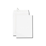 GPV Boite de 100 pochettes dos carton velin blanc 24 260x330 120 g