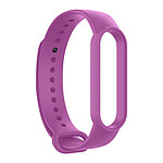 Avizar Bracelet Sport Xiaomi Mi Band 6 et 5 Silicone Soft-touch Léger Violet