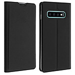 Dux Ducis Housse Samsung pour Galaxy S10 Étui Porte-cartes Fonction Stand  Noir