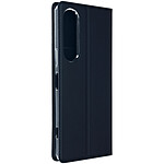 Dux Ducis Étui pour Sony Xperia 1 V Clapet Porte-carte Support Vidéo  Bleu Nuit