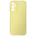 Avizar Coque pour Samsung Galaxy A14 4G et 5G Silicone Semi-rigide Finition Douce au Toucher Fine  Jaune