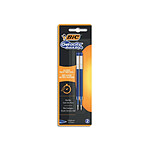 BIC Pack de 2 Recharges Gel-ocity Quick Dry Pointe Moyenne (0,7 mm) - Bleu