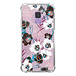 LaCoqueFrançaise Coque Samsung Galaxy S9 anti-choc souple angles renforcés transparente Motif Fleurs parme