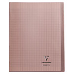 CLAIREFONTAINE Cahier protège-cahier Koverbook Piqué Polypro 24x32 cm 140 p séyès Aléatoire