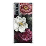 LaCoqueFrançaise Coque Samsung Galaxy S21 5G anti-choc souple angles renforcés transparente Motif Fleurs roses