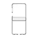 Itskins Coque de Protection pour Samsung Galaxy Z Flip5 Renforcée 3M Hybrid Transparent