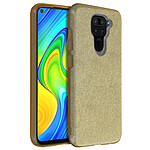 Avizar Coque pour Xiaomi Redmi Note 9 Paillette Amovible Silicone Semi-rigide or