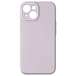 Avizar Coque Silicone pour iPhone 15 Caméra Protégée Doux au Toucher  Violet Clair