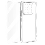 Avizar Coque pour Xiaomi 14 Souple avec Verre Trempé Dureté 9H Transparent