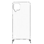 Avizar Coque Galaxy A12 Anneau personnalisable avec bijou/Chaîne - Transparent