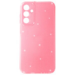 Avizar Coque pour Samsung A15 5G Silicone Design Pailleté Caméra Protégée Rose