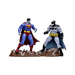 DC Multiverse - Pack de 2 figurines Bizarro & Batzarro 18 cm