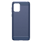 Avizar Coque pour Motorola Moto E13 Renforcée Souple Carbone Effet Brossé  Bleu Nuit