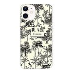 LaCoqueFrançaise Coque iPhone 12 mini 360 intégrale transparente Motif Botanic Evasion Tendance