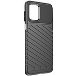 Avizar Coque pour Motorola Moto G13, G23 effet strié antidérapant fine et légère Noir