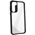 3mk Coque pour Samsung S23 Plus Bi-matière Antichute 1.85m  Satin Armor Case+ Transparent Contour Satiné Noir