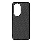 Avizar Coque pour Oppo Reno 10 et 10 Pro Silicone gel Style carbone  Noir