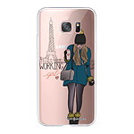 LaCoqueFrançaise Coque Samsung Galaxy S7 Edge 360 intégrale transparente Motif Working girl Tendance