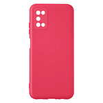 Avizar Coque Samsung Galaxy A03s Silicone Semi-rigide Finition Soft-touch Rose fuchsia