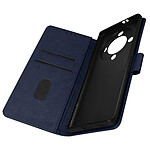 Avizar Housse pour Honor Magic 5 Lite 5G Clapet Portefeuille Fonction Support Vidéo  bleu