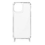 Avizar Coque iPhone 12 Pro Max Anneau personnalisable avec bijou/Chaîne - Transparent