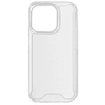 Avizar Coque pour iPhone 15 Pro Max Dos Rigide Coins Bumper  Transparent