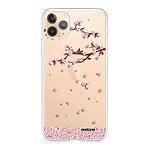 Evetane Coque iPhone 11 Pro 360 intégrale transparente Motif Chute De Fleurs Tendance