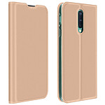 Avizar Housse OnePlus 8 Étui Folio Porte-carte Fonction Support Vidéo Rose Gold