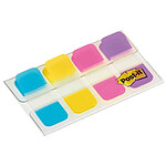 POST-IT Marque-pages Index Strong 16 x 38 mm Turquoise Jaune Rose Lilas