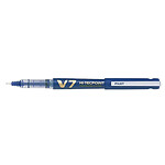 PILOT Roller Rechargeable Hi-TechPoint V7 Begreen Pointe Moyenne Encre liquide Bleu x 10