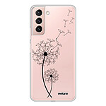 Evetane Coque Samsung Galaxy S21 Plus 5G 360 intégrale transparente Motif Pissenlit Tendance