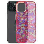 Avizar Coque pour iPhone 15 Antichoc Souple Tutti Frutti Rose