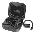 LinQ Écouteurs Bluetooth Sport Conduction Aérienne avec Boîtier de Charge Noir