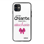 Evetane Coque iPhone 11 Coque Soft Touch Glossy Un peu chiante tres attachante Design