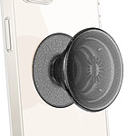 Popsockets PopGrip Iridescent Poignée Maintien Support Fixation adhésive Noir Transparent