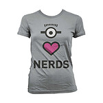 Moi, moche et méchant - T-Shirt femme I Love Nerds - Taille S