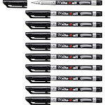 STABILO Stylo Feutre Permanent Write-4-all Pointe Fine 0,7 mm Noir x 10