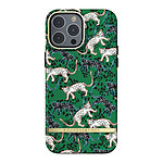 Richmond & Finch Coque pour iPhone 13 Pro Max Revêtement Antibactérien Motif Léopard Vert