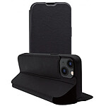 Myway Étui Folio pour iPhone 14 Fonction Stand Noir