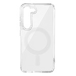 Avizar Coque MagSafe pour Samsung Galaxy S23 Plus Silicone gel Coins renforcés  Transparent