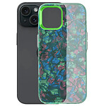 Avizar Coque pour iPhone 15 Antichoc Souple Tutti Frutti Vert